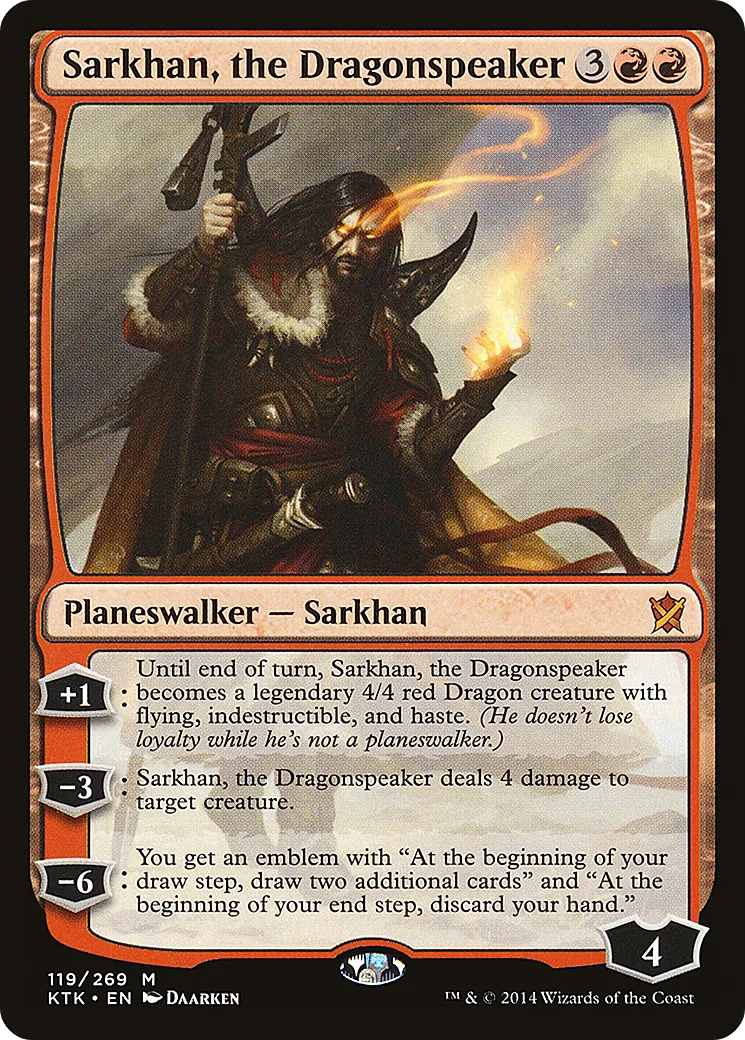 Sarkhan, the Dragonspeaker — Khans of Tarkir — Magic: The Gathering