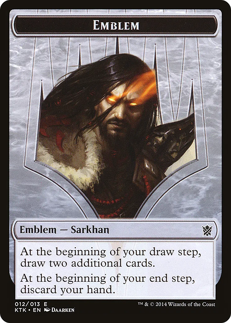 Sarkhan, the Dragonspeaker Emblem — Khans of Tarkir — Magic: The Gathering