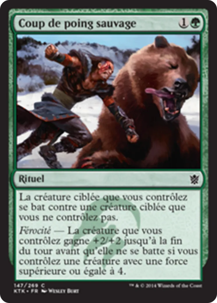 Coup de poing sauvage — Khans of Tarkir — Magic: The Gathering