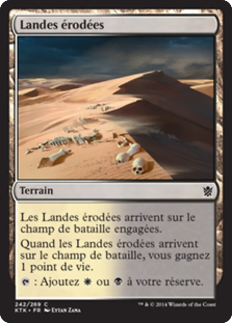 Landes érodées — Khans of Tarkir — Magic: The Gathering