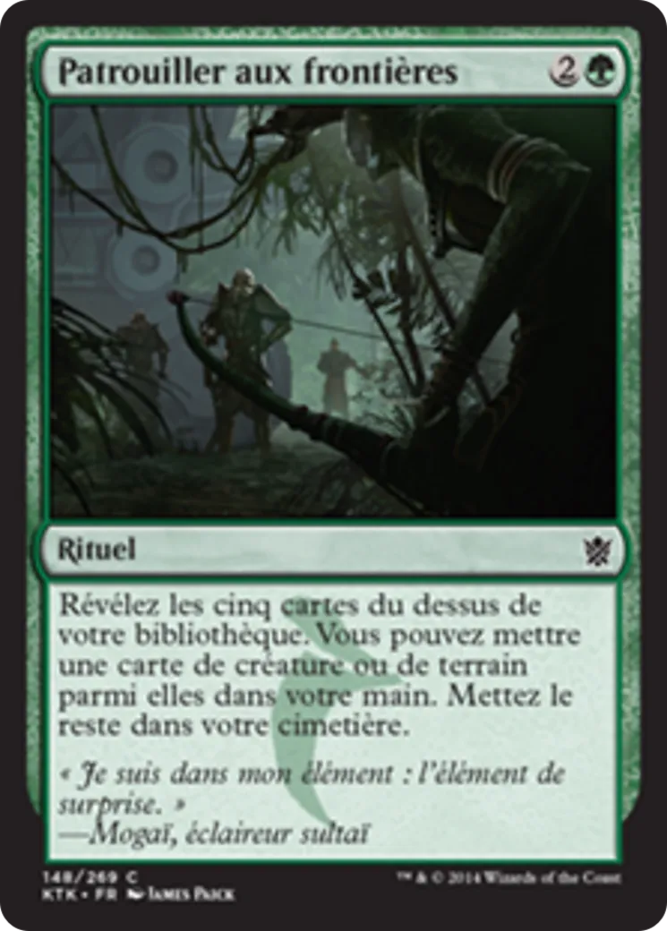 Patrouiller aux frontières — Khans of Tarkir — Magic: The Gathering