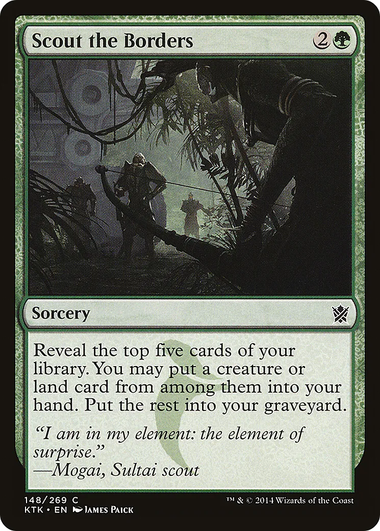 Scout the Borders — Khans of Tarkir — Magic: The Gathering