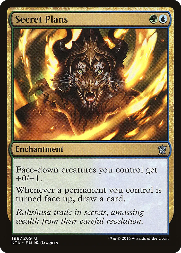 Secret Plans — Khans of Tarkir — Magic: The Gathering