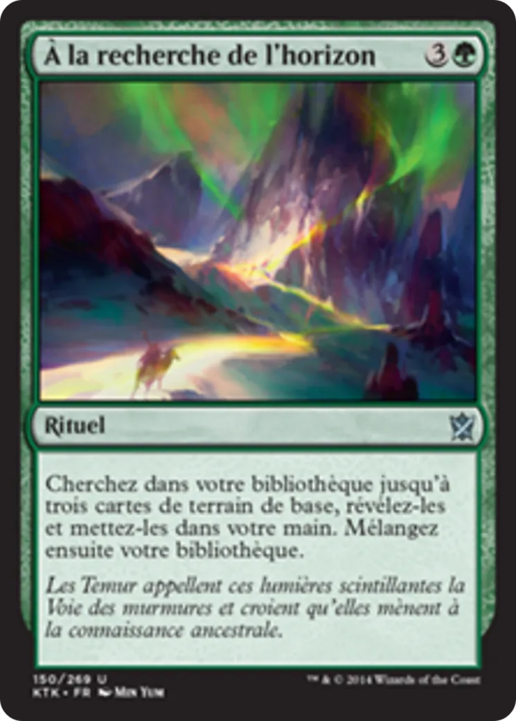 À la recherche de l'horizon — Khans of Tarkir — Magic: The Gathering
