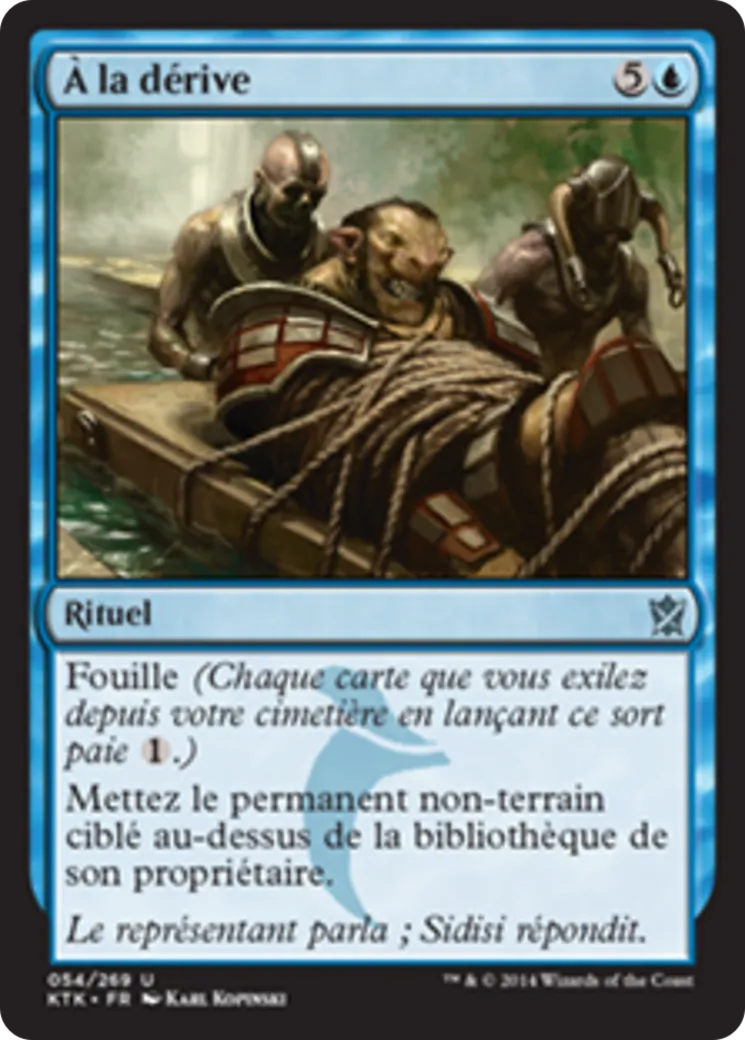 À la dérive — Khans of Tarkir — Magic: The Gathering