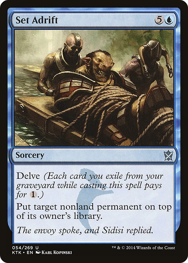 Set Adrift — Khans of Tarkir — Magic: The Gathering