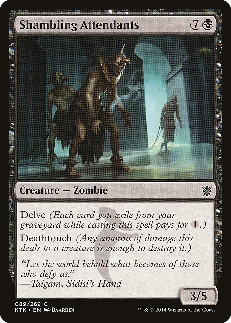 Serviteurs titubants — Khans of Tarkir — Magic: The Gathering