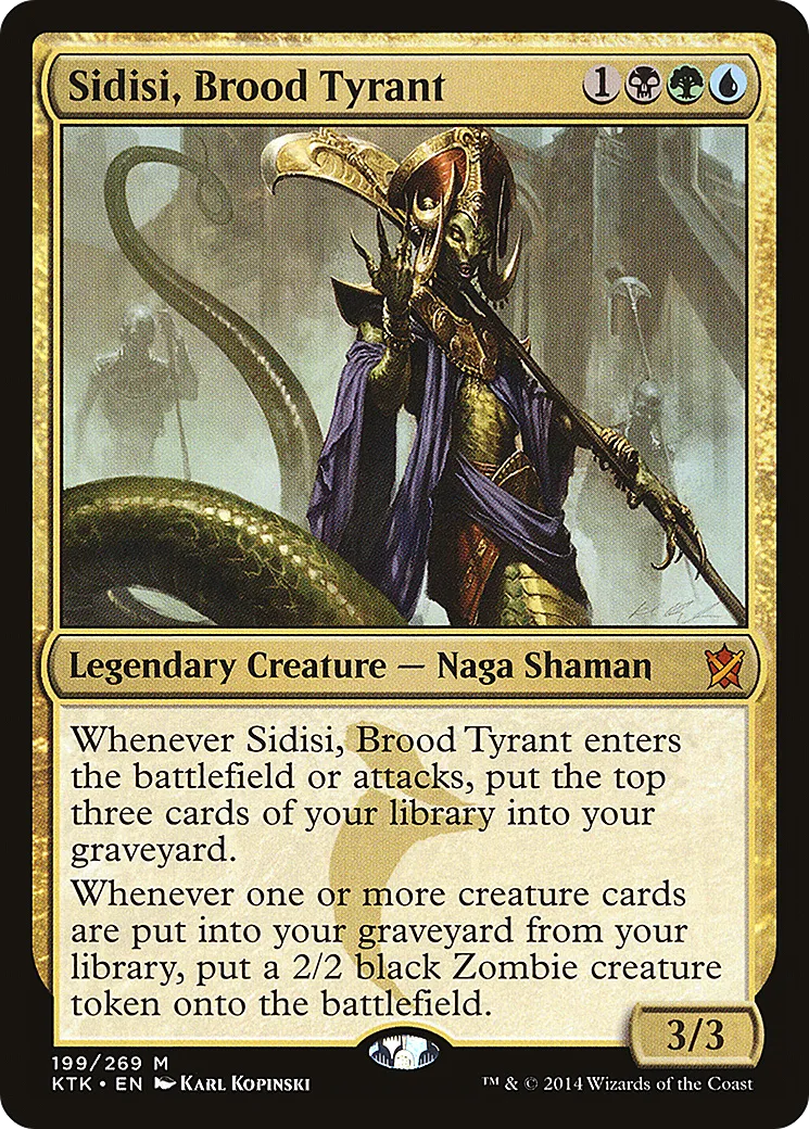 Sidisi, Brood Tyrant — Khans of Tarkir — Magic: The Gathering