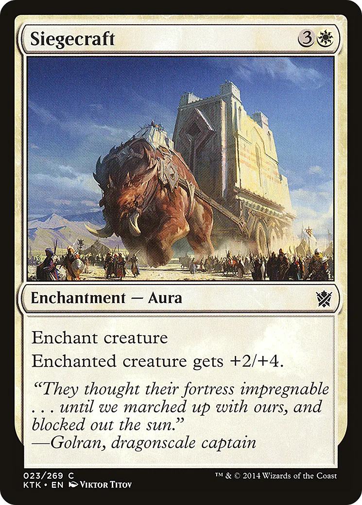 Siegecraft from Khans of Tarkir - Magic: The Gathering