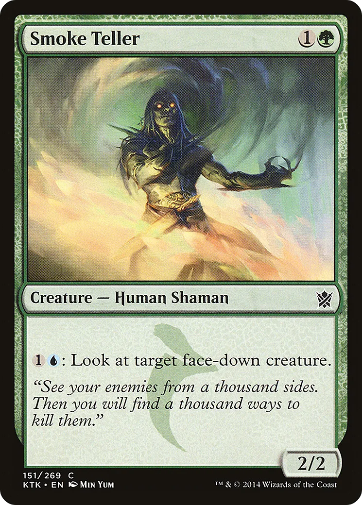 Smoke Teller — Khans of Tarkir — Magic: The Gathering