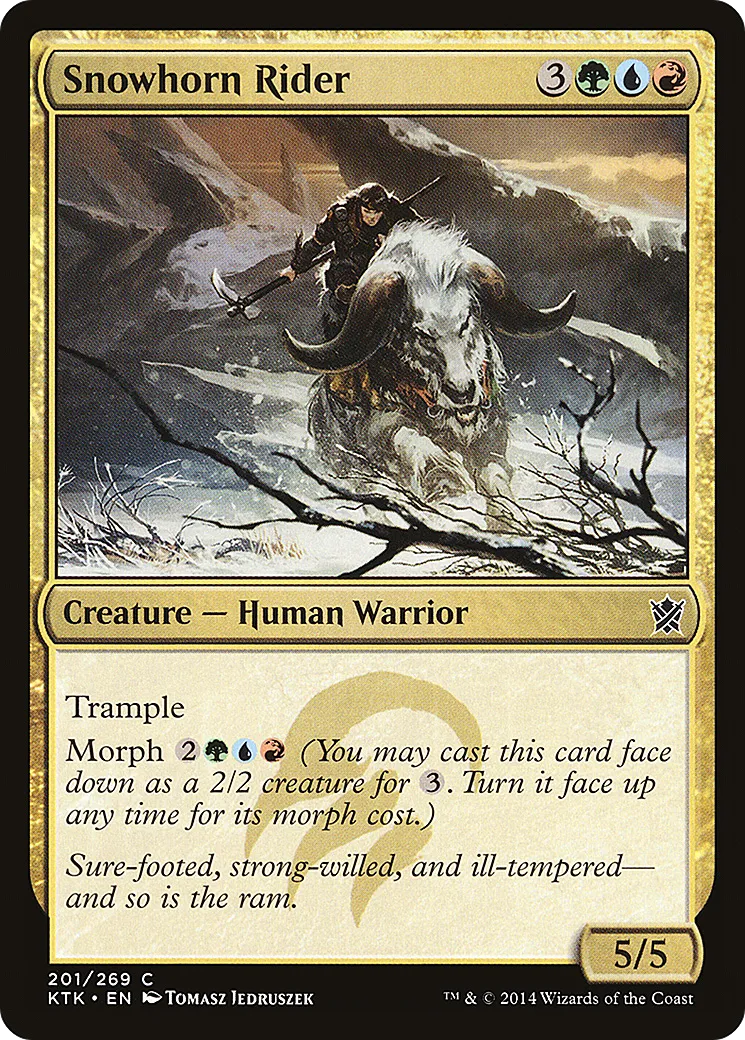 Chevaucheuse de corneige — Khans of Tarkir — Magic: The Gathering