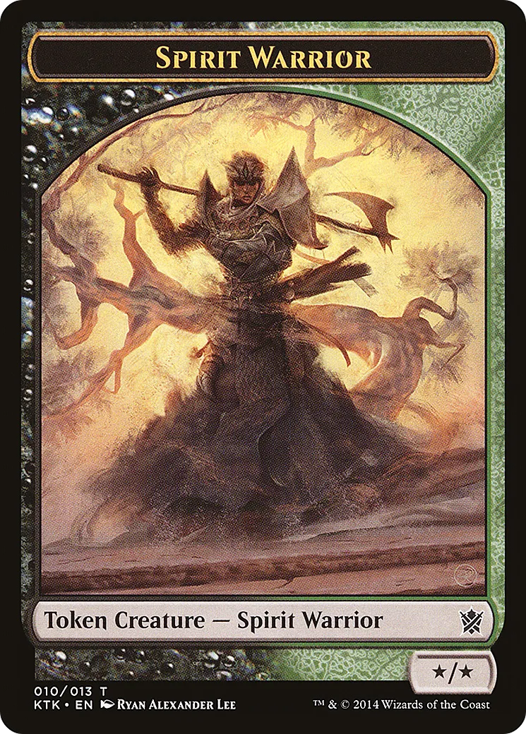 Spirit Warrior — Khans of Tarkir — Magic: The Gathering