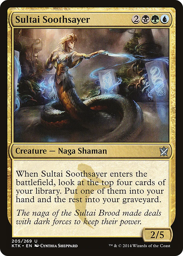 Sultai Soothsayer — Khans of Tarkir — Magic: The Gathering