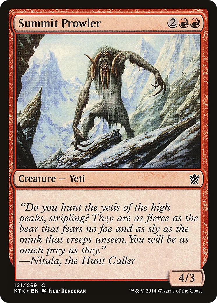 Rôdeur des sommets — Khans of Tarkir — Magic: The Gathering