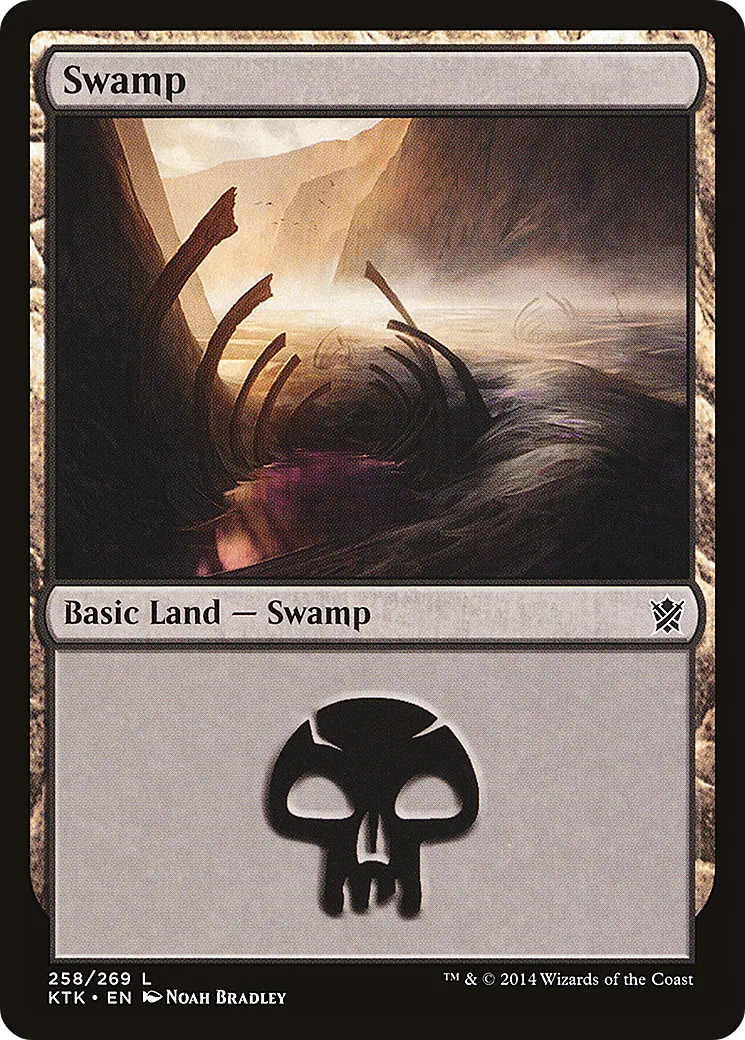 Swamp — Khans of Tarkir — Magic: The Gathering