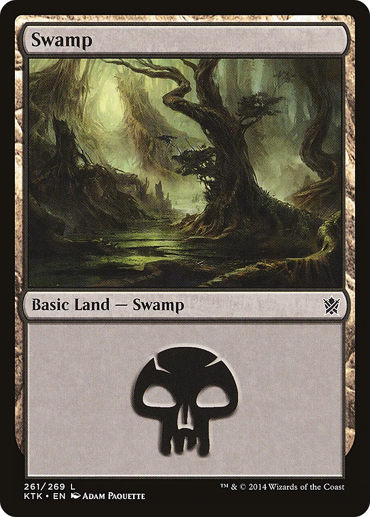 Swamp — Khans of Tarkir — Magic: The Gathering