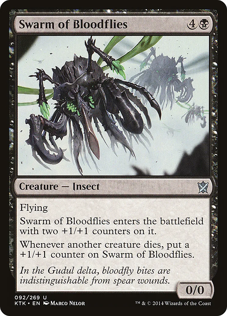 Swarm of Bloodflies — Khans of Tarkir — Magic: The Gathering