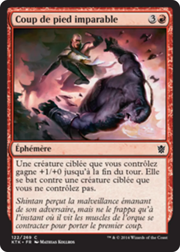 Coup de pied imparable — Khans of Tarkir — Magic: The Gathering