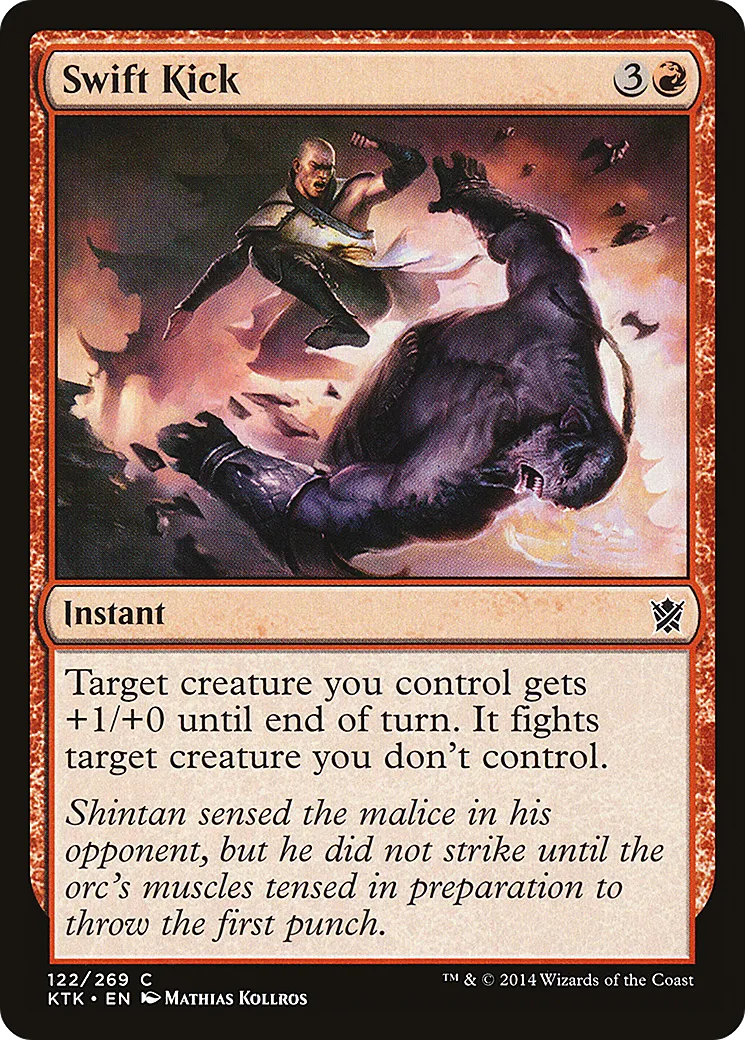 Swift Kick — Khans of Tarkir — Magic: The Gathering