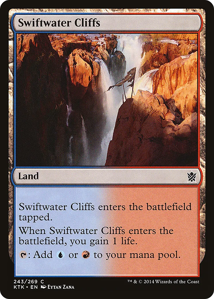 Swiftwater Cliffs — Khans of Tarkir — Magic: The Gathering