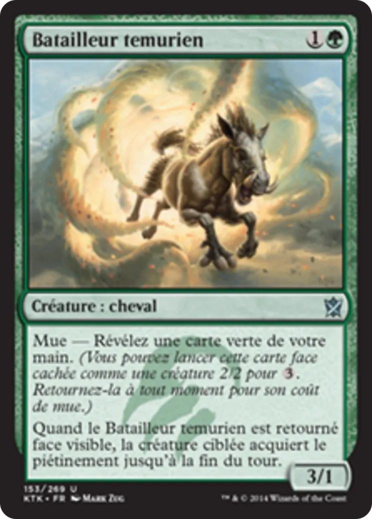 Batailleur temurien — Khans of Tarkir — Magic: The Gathering