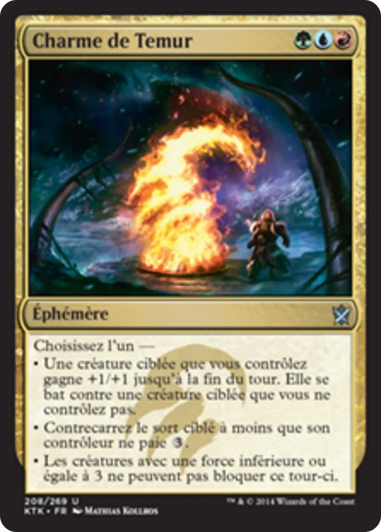 Charme de Temur — Khans of Tarkir — Magic: The Gathering