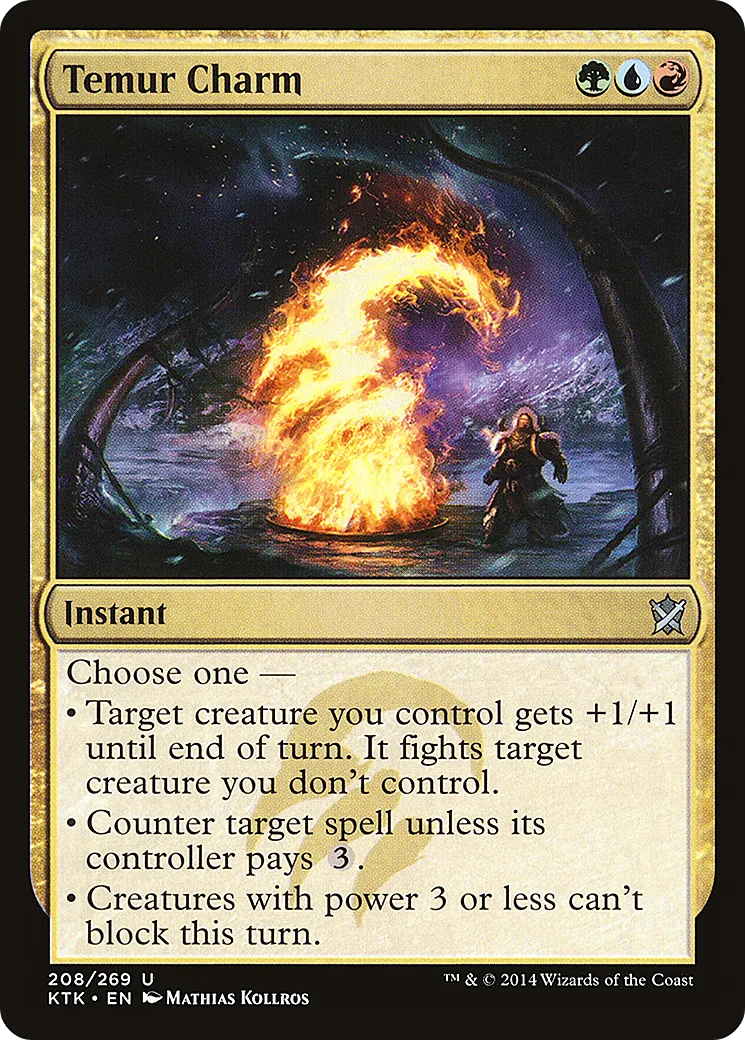 Charme de Temur — Khans of Tarkir — Magic: The Gathering