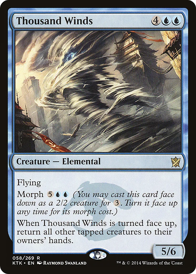 Thousand Winds — Khans of Tarkir — Magic: The Gathering