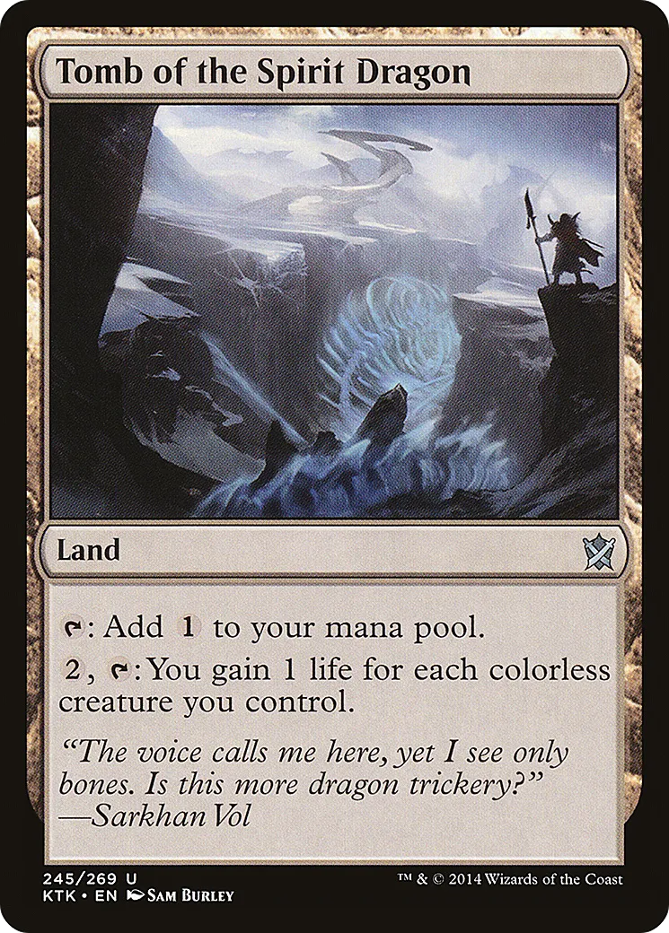 Tomb of the Spirit Dragon — Khans of Tarkir — Magic: The Gathering