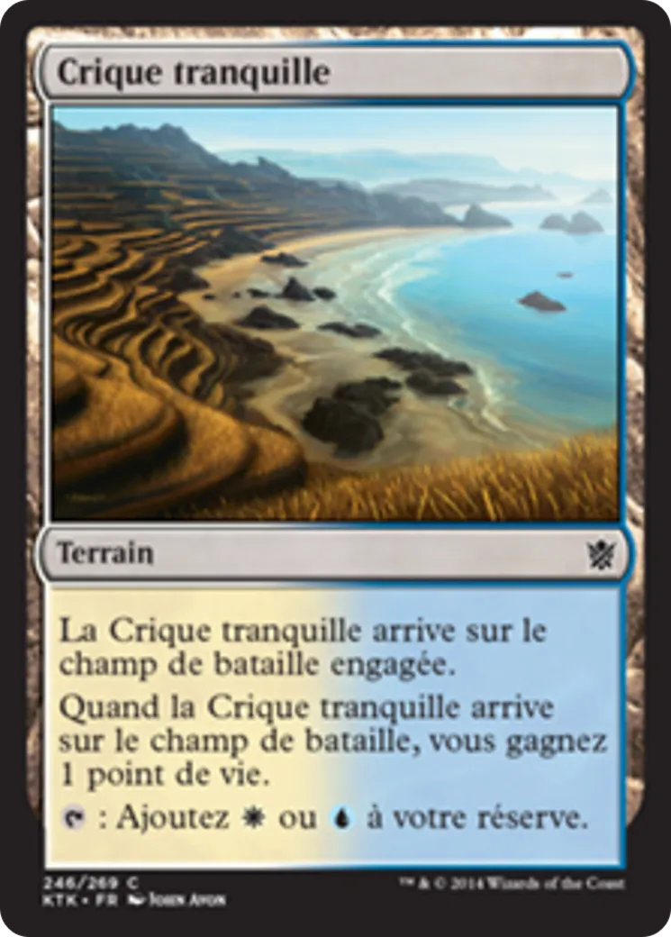 Crique tranquille — Khans of Tarkir — Magic: The Gathering