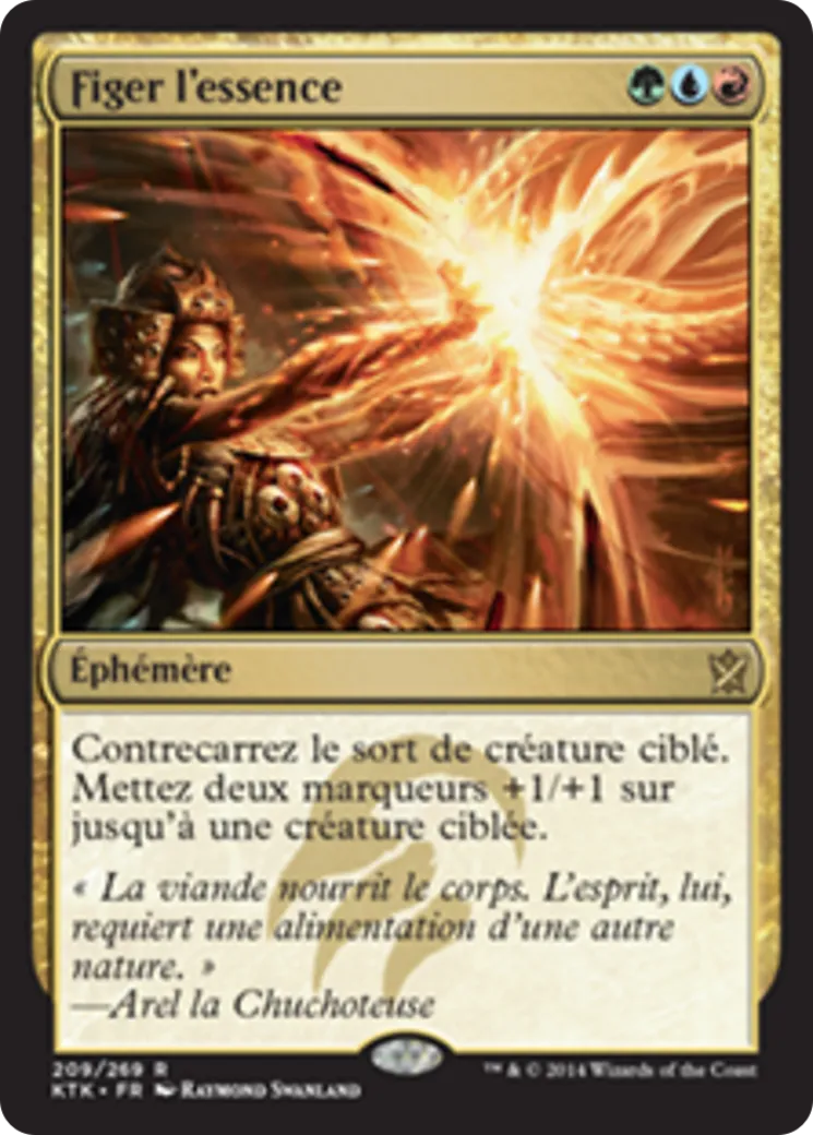 Figer l'essence — Khans of Tarkir — Magic: The Gathering
