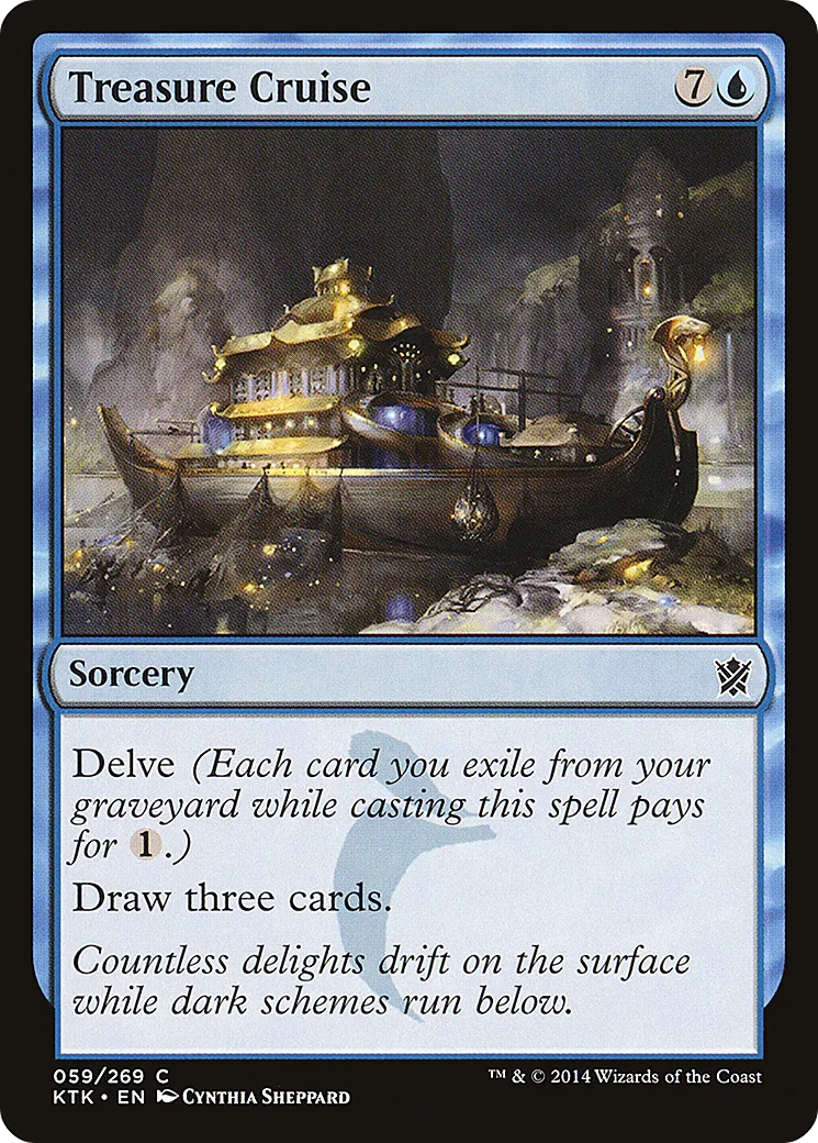 Treasure Cruise — Khans of Tarkir — Magic: The Gathering