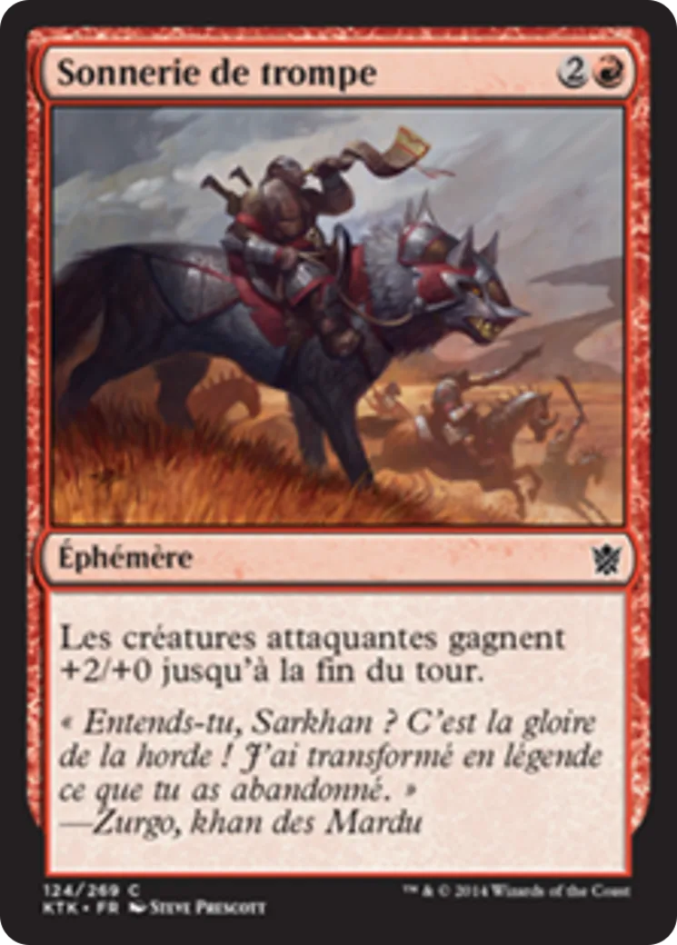Sonnerie de trompe — Khans of Tarkir — Magic: The Gathering