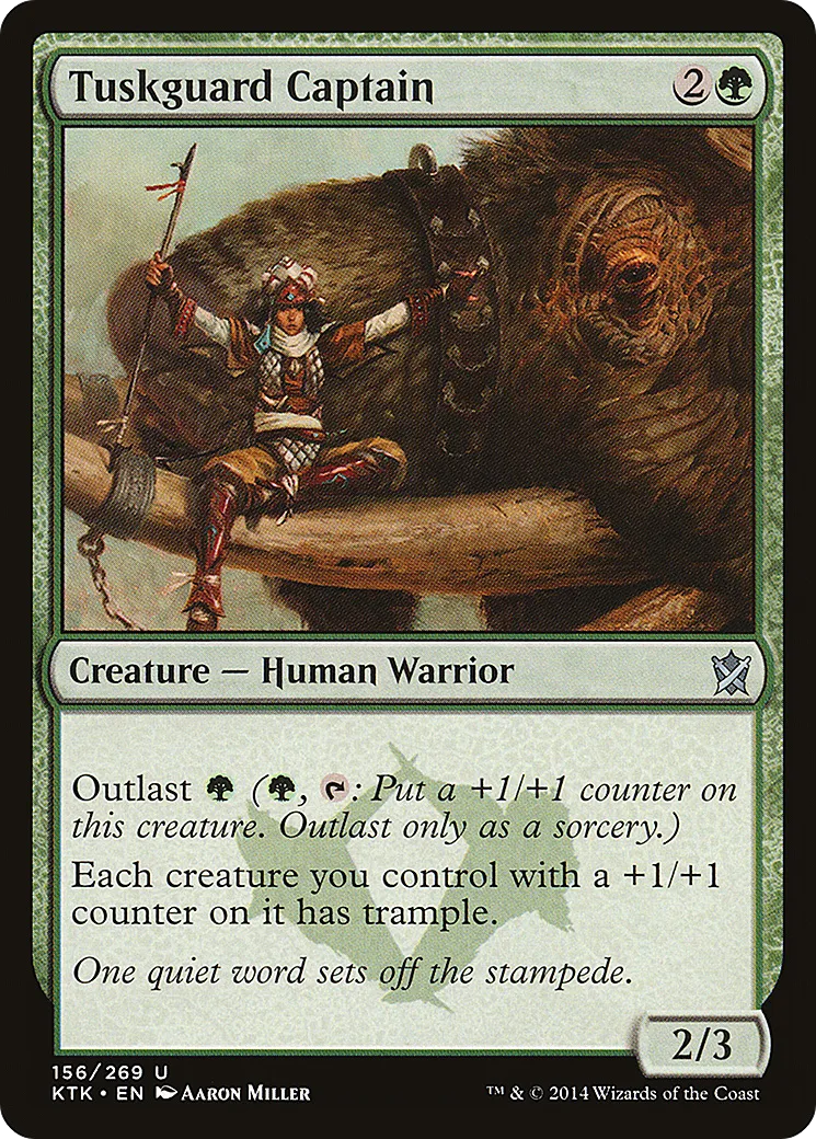 Capitaine de la garde d'ivoire — Khans of Tarkir — Magic: The Gathering