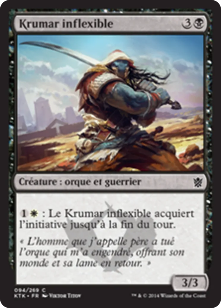 Krumar inflexible — Khans of Tarkir — Magic: The Gathering