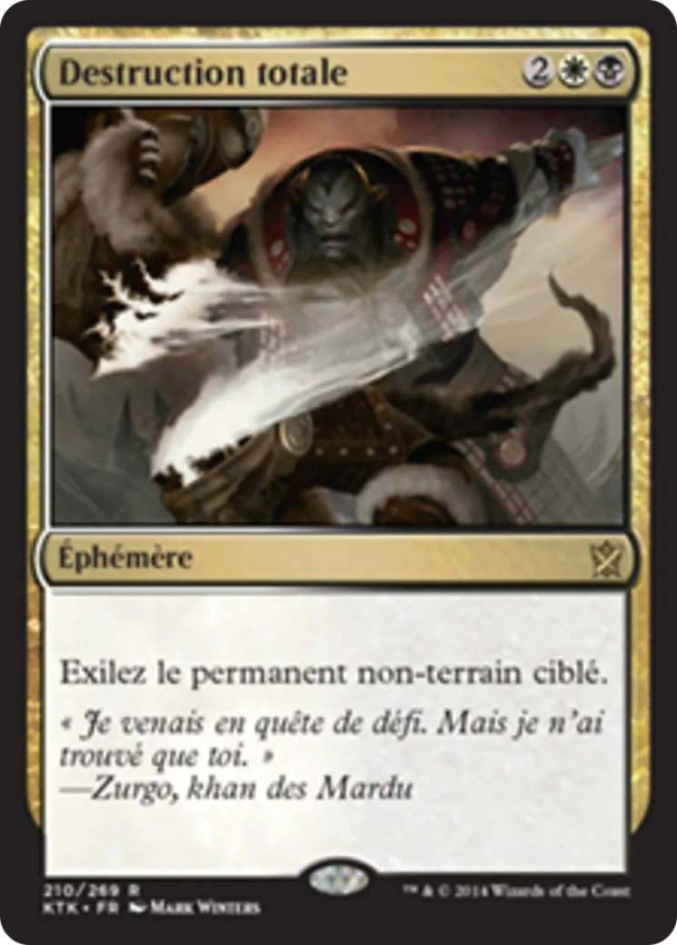 Destruction totale — Khans of Tarkir — Magic: The Gathering