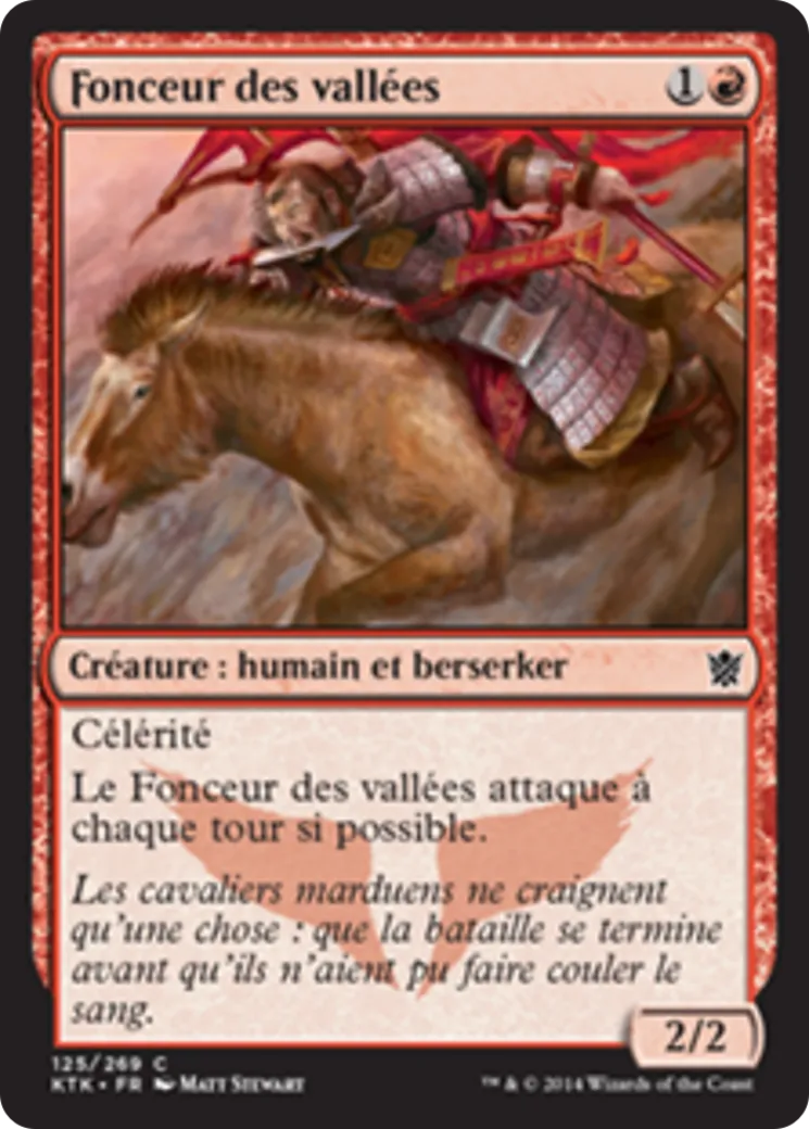 Fonceur des vallées — Khans of Tarkir — Magic: The Gathering