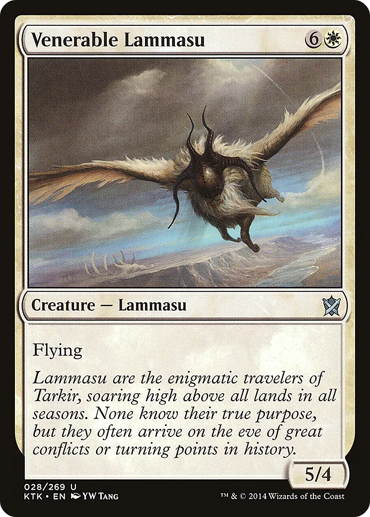 Lamassu vénérable — Khans of Tarkir — Magic: The Gathering