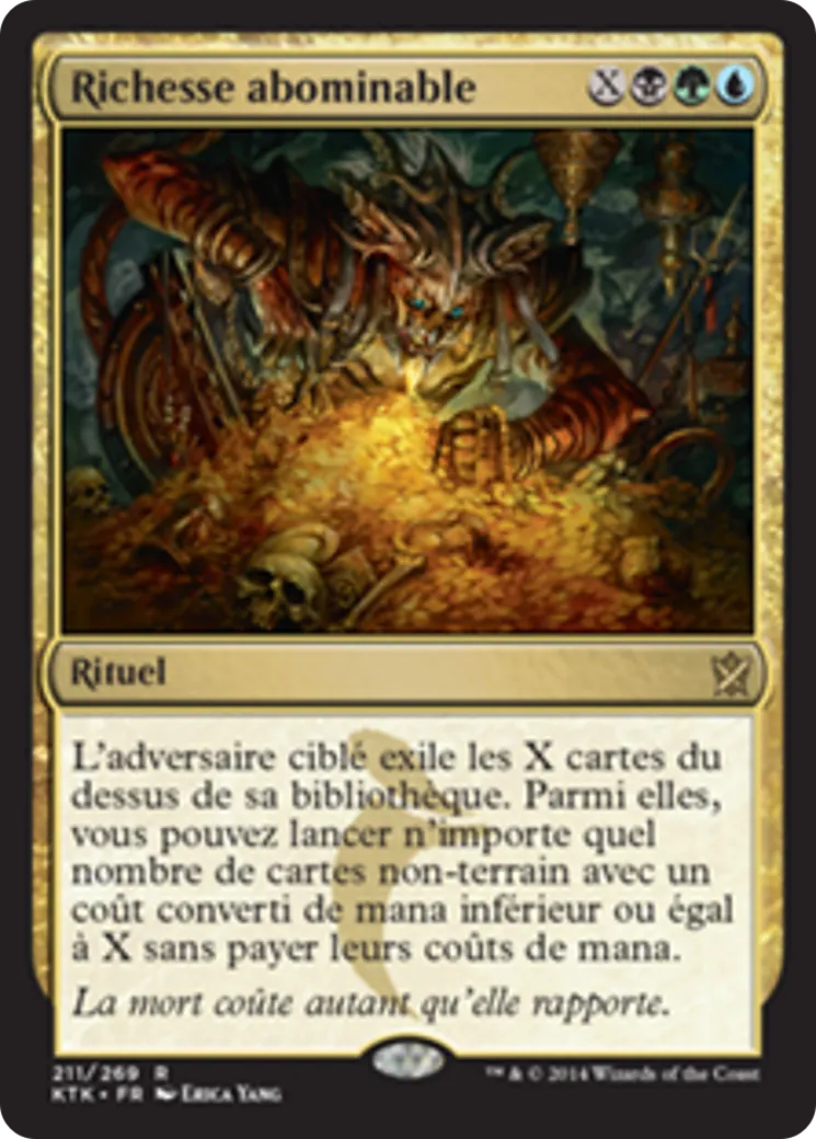 Richesse abominable — Khans of Tarkir — Magic: The Gathering