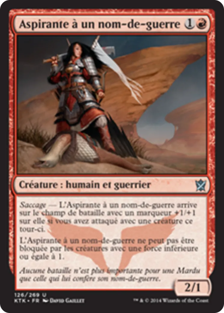 Aspirante à un nom-de-guerre — Khans of Tarkir — Magic: The Gathering