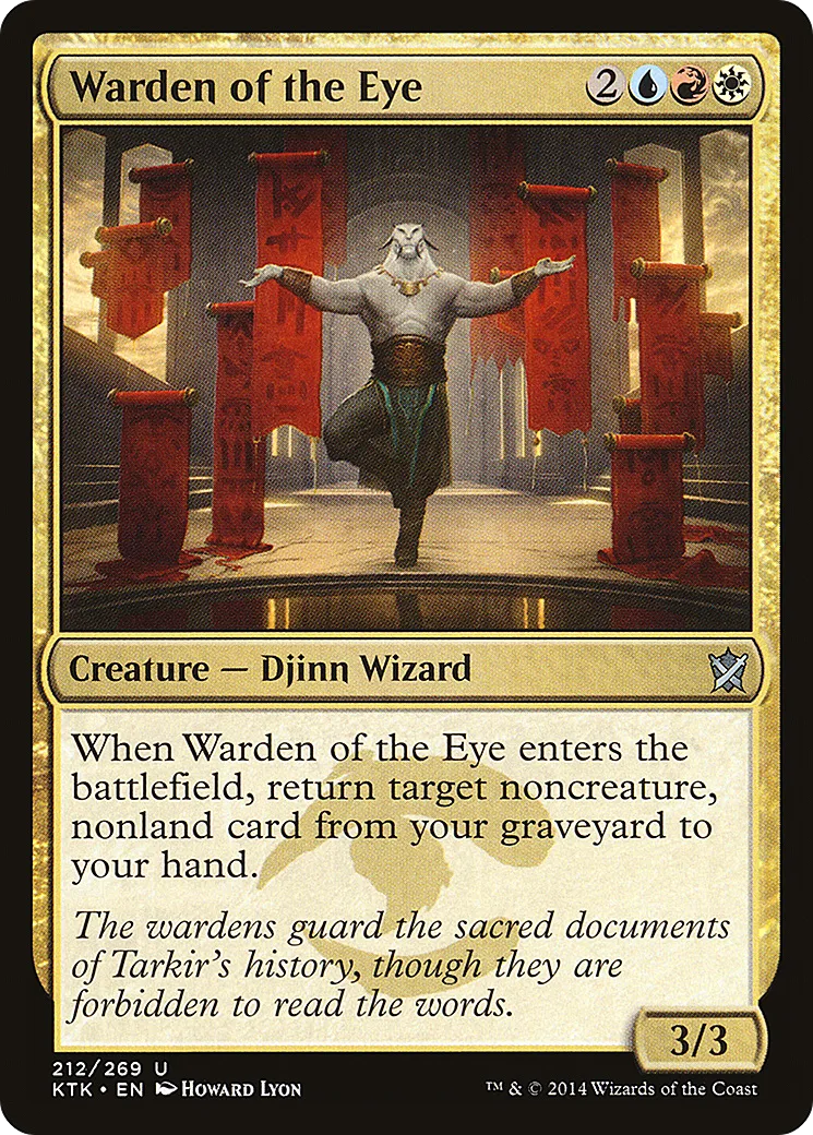 Warden of the Eye — Khans of Tarkir — Magic: The Gathering