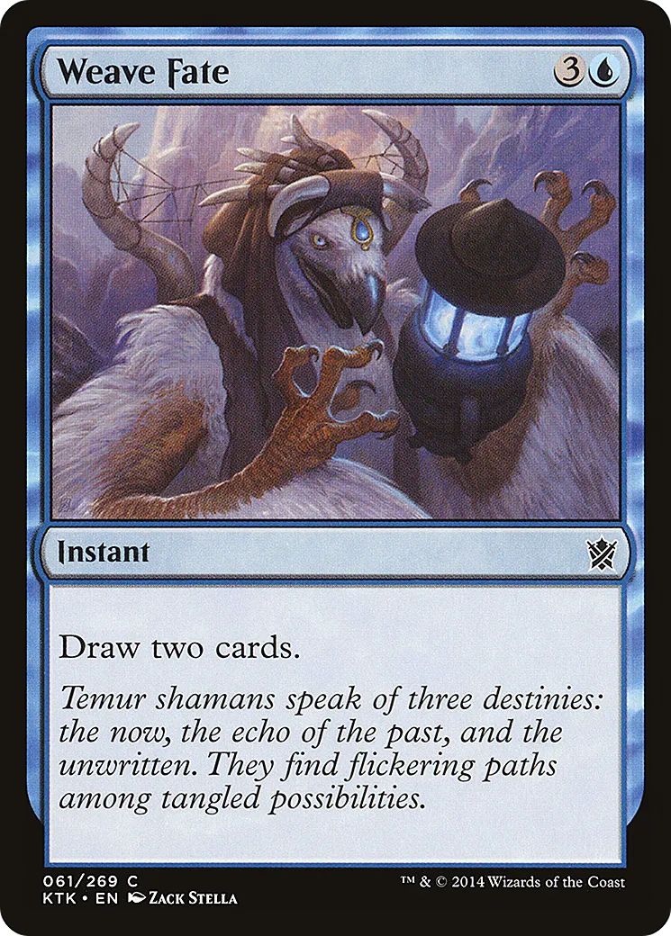 Weave Fate — Khans of Tarkir — Magic: The Gathering