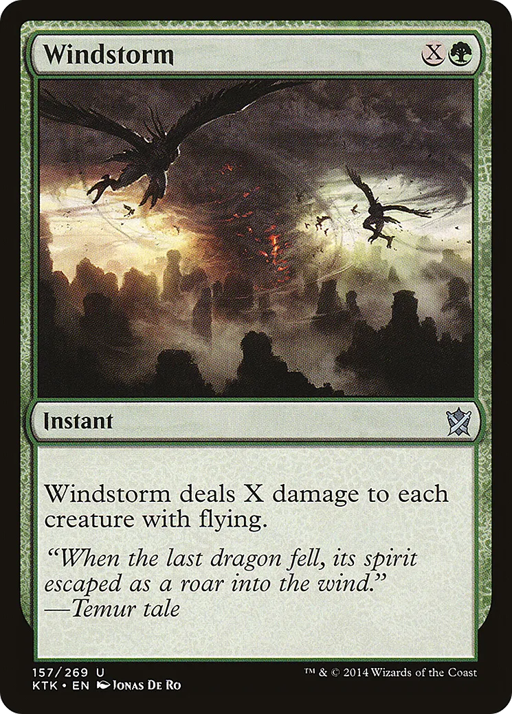 Windstorm — Khans of Tarkir — Magic: The Gathering