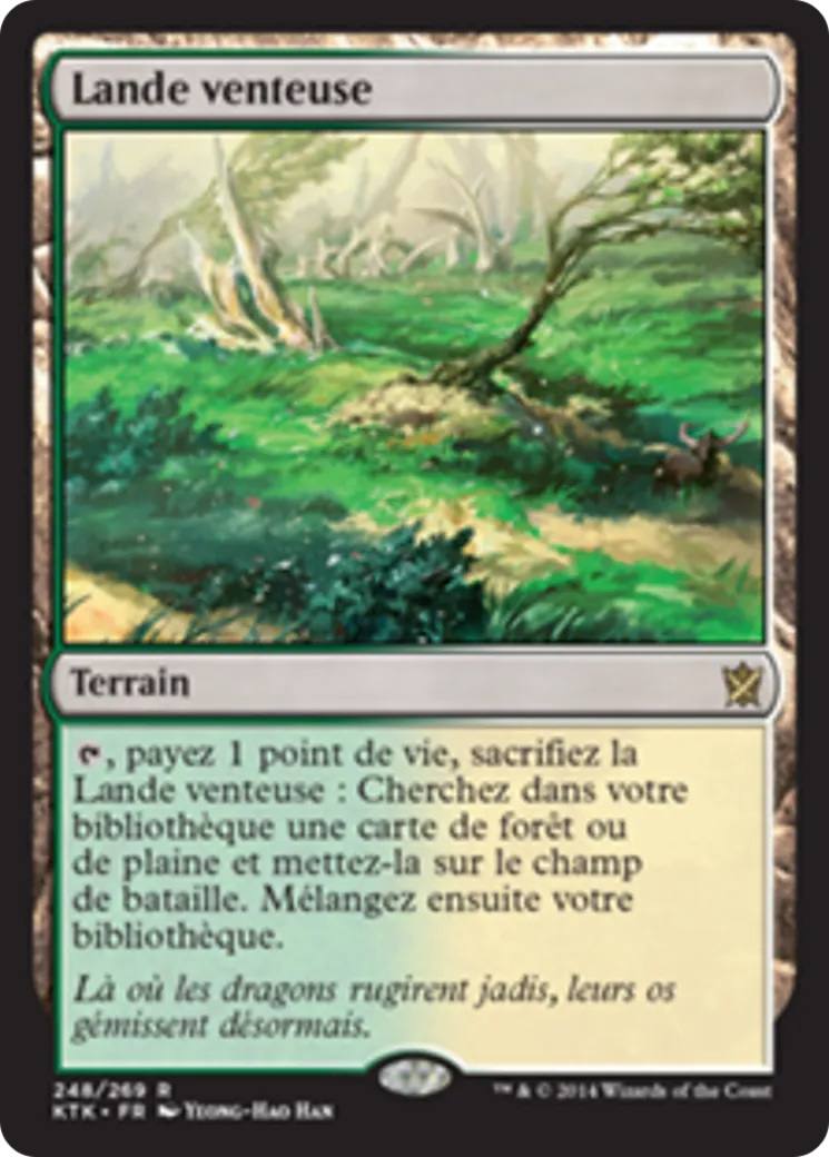 Lande venteuse — Khans of Tarkir — Magic: The Gathering