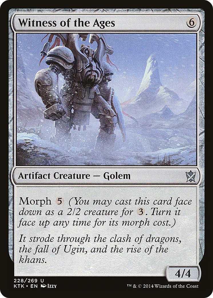 Witness of the Ages — Khans of Tarkir — Magic: The Gathering