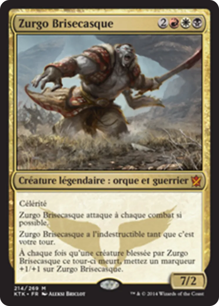 Zurgo Brisecasque — Khans of Tarkir — Magic: The Gathering