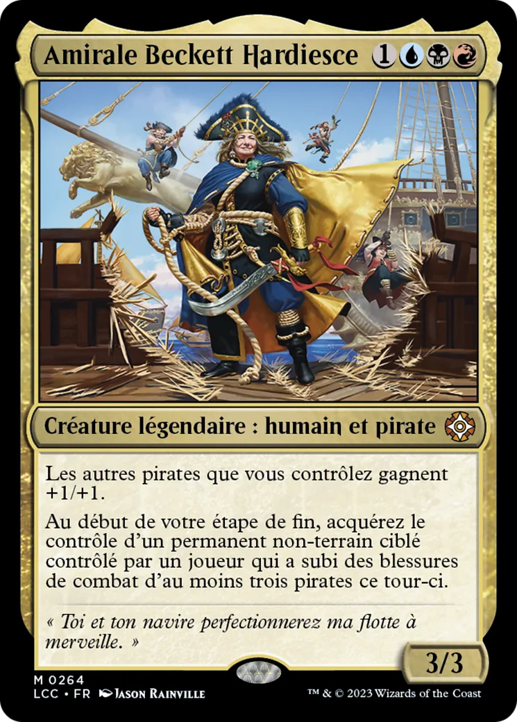 Amirale Beckett Hardiesce — The Lost Caverns of Ixalan Commander — Magic: The Gathering