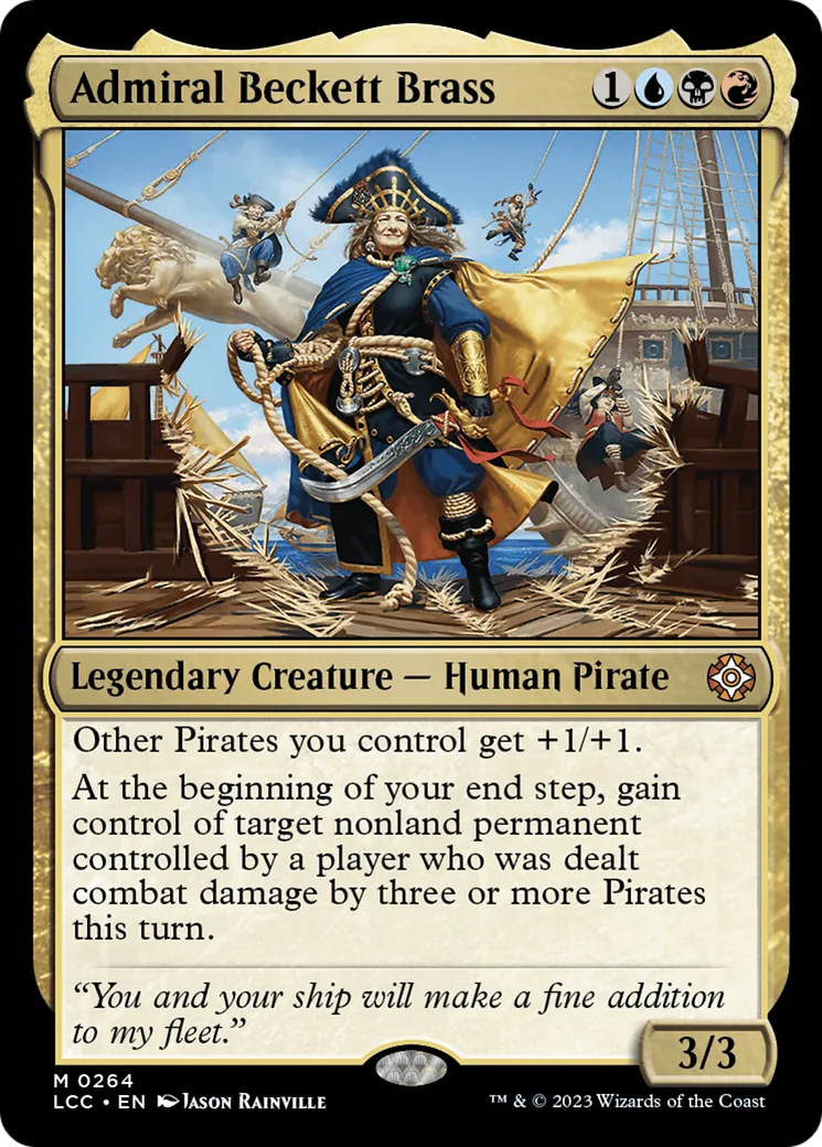 Admiral Beckett Brass — The Lost Caverns of Ixalan Commander — Magic: The Gathering