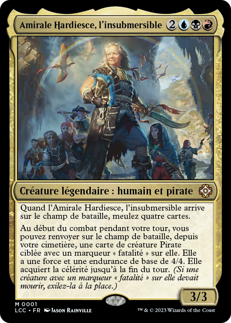 Amirale Hardiesce, l'insubmersible — The Lost Caverns of Ixalan Commander — Magic: The Gathering