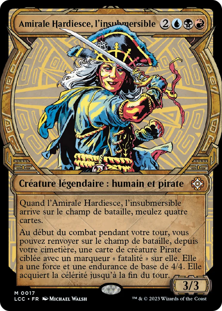 Amirale Hardiesce, l'insubmersible — The Lost Caverns of Ixalan Commander — Magic: The Gathering